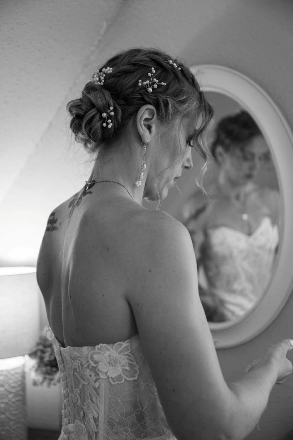 Bridal Hairstyle by Bailey Rodriguez with BeFlourished.